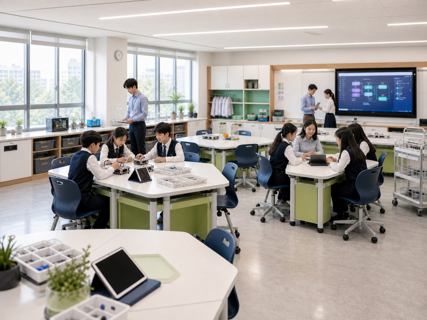 경기 확장형 지능형 과학실 사례
